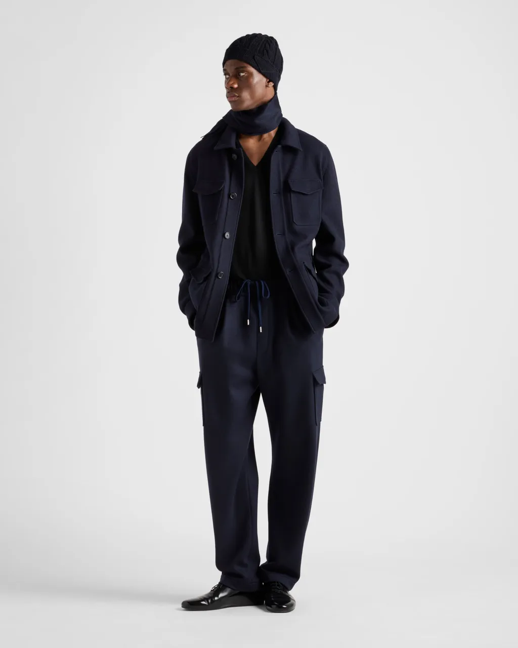 Wool And Cashmere Safari Jacket