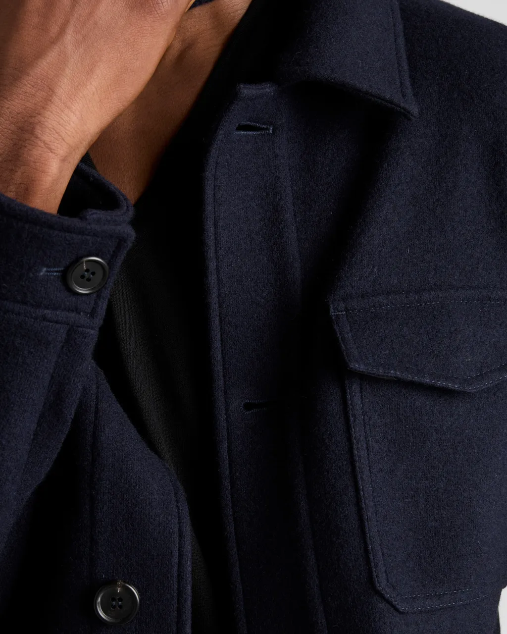 Wool And Cashmere Safari Jacket