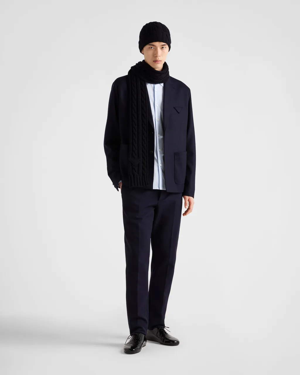 Single-Breasted Wool Jacket