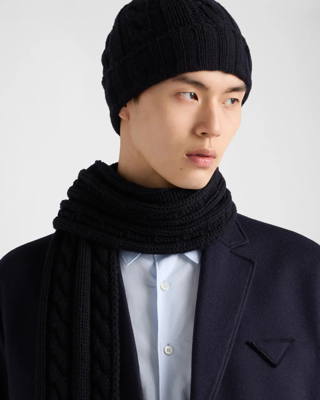 Single-Breasted Wool Jacket