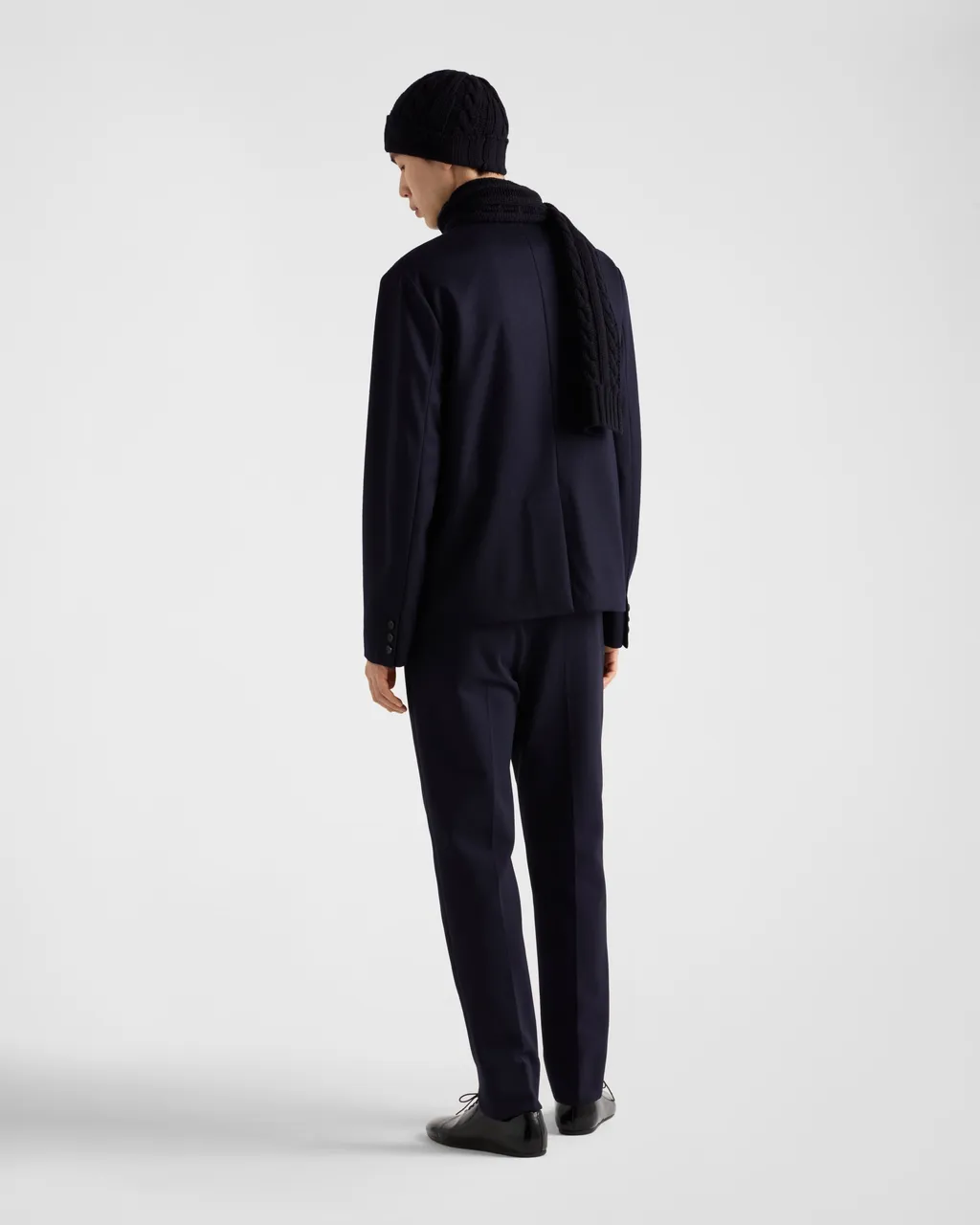 Single-Breasted Wool Jacket
