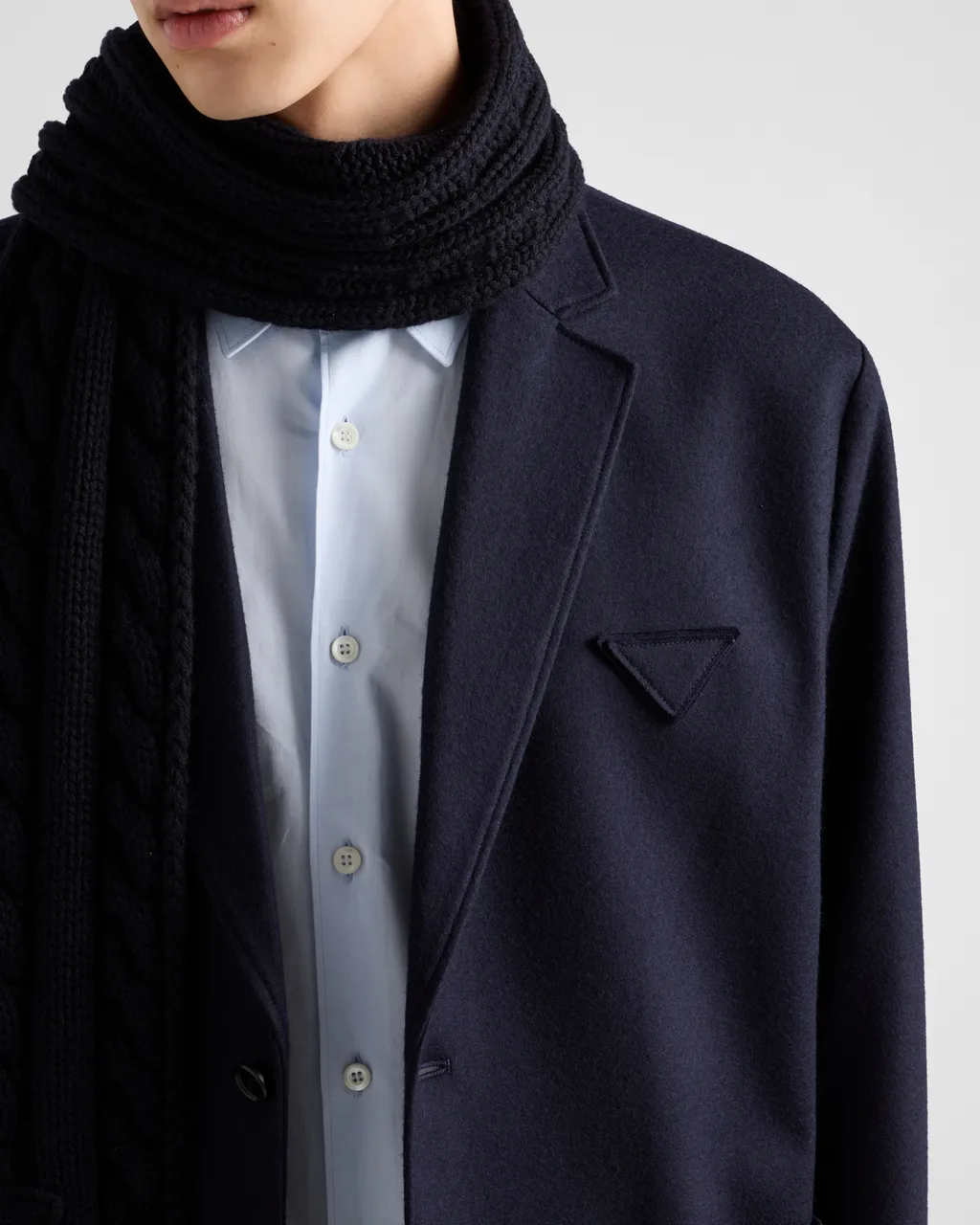 Single-Breasted Wool Jacket