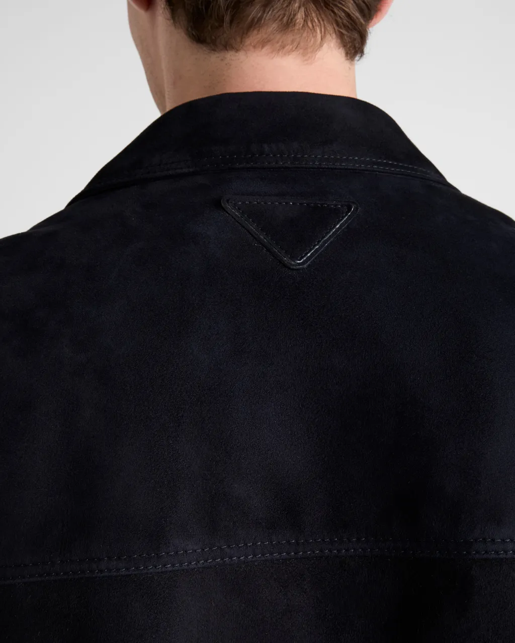 Suede Blouson Jacket