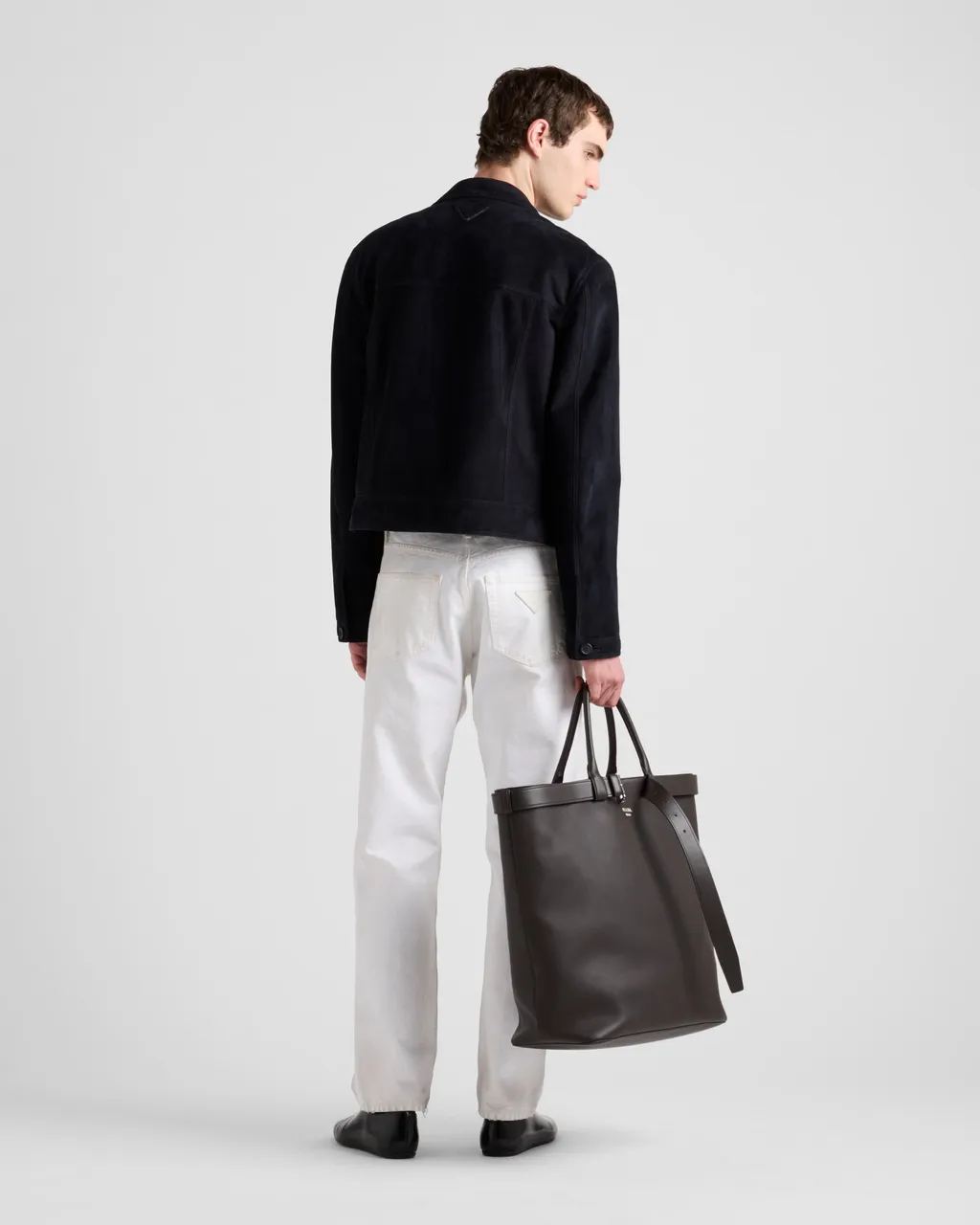 Suede Blouson Jacket