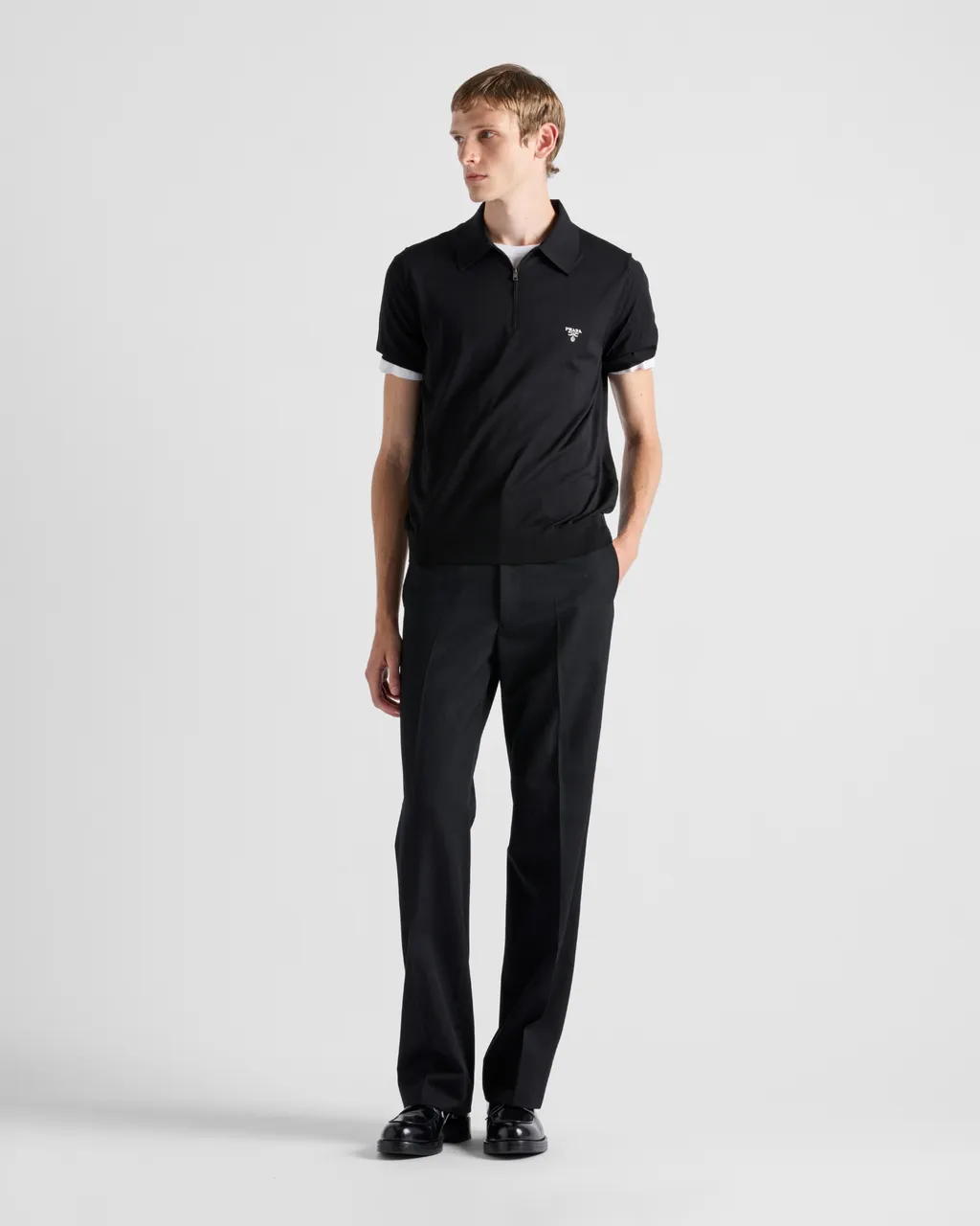 Superfine Wool Polo Shirt