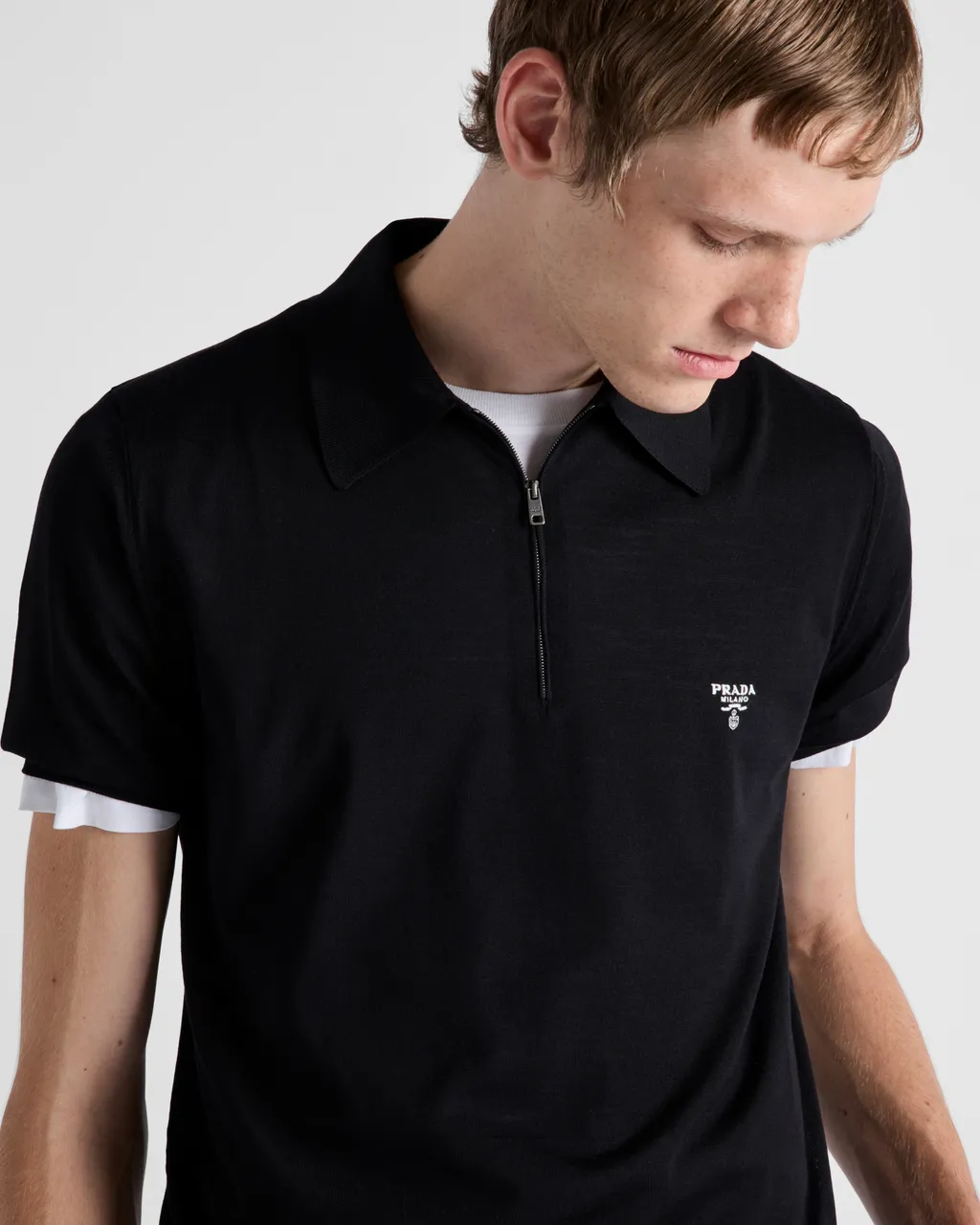 Superfine Wool Polo Shirt
