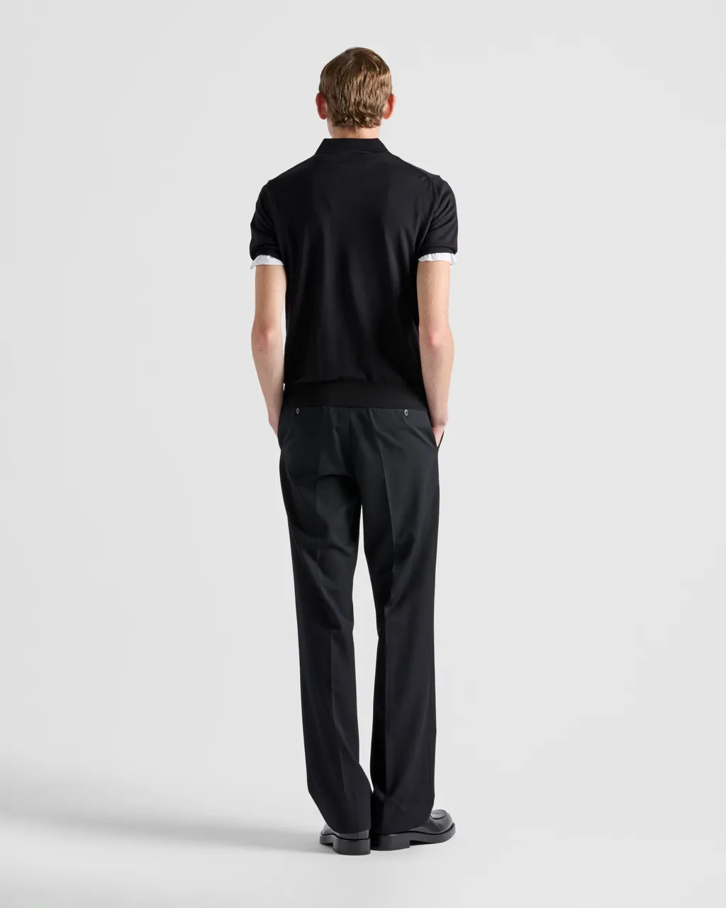Superfine Wool Polo Shirt
