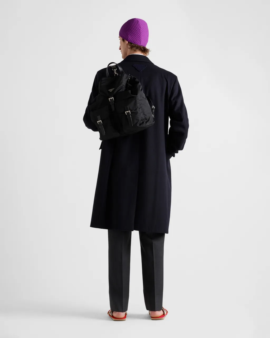 Single-Breasted Wool Coat