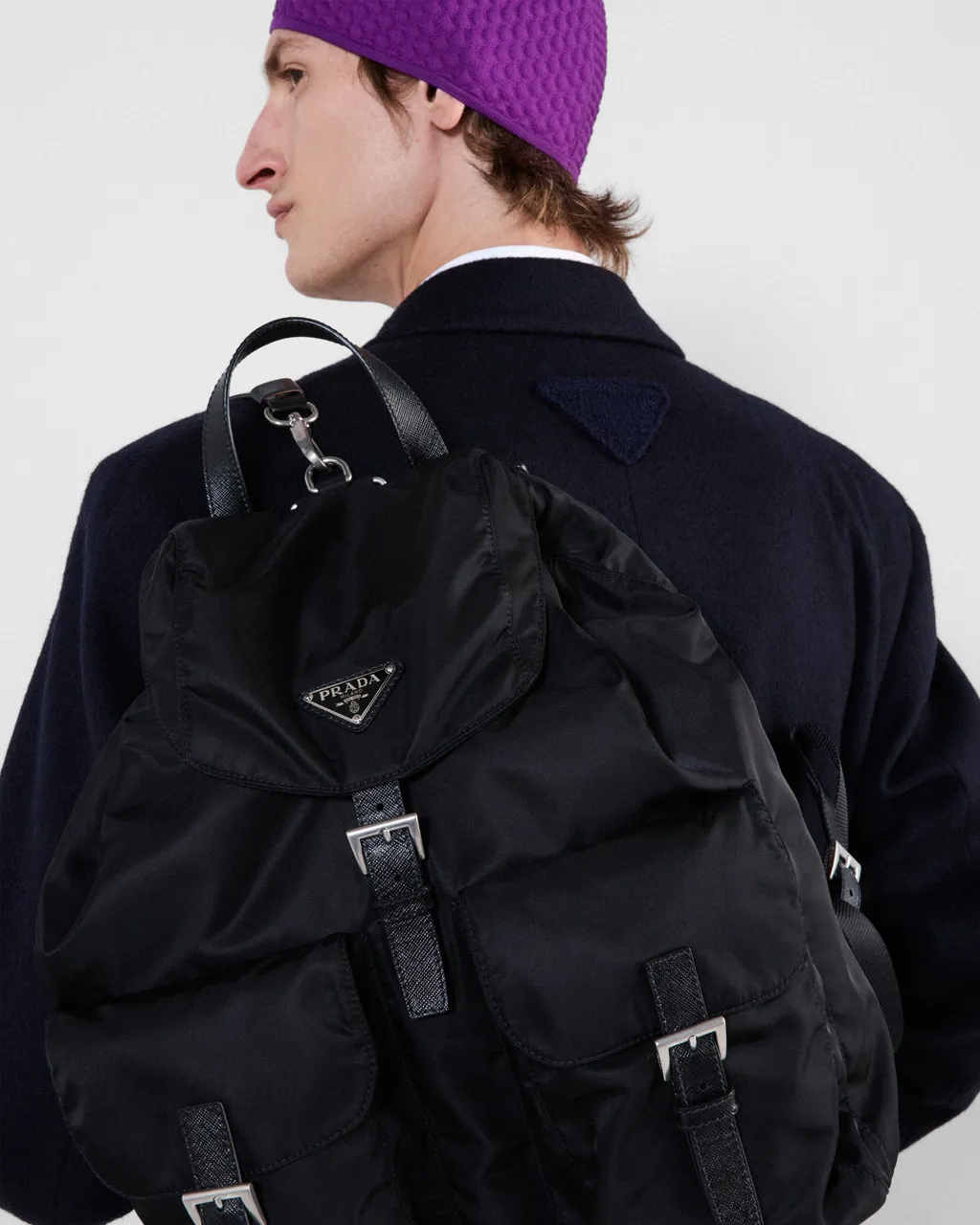 Single-Breasted Wool Coat