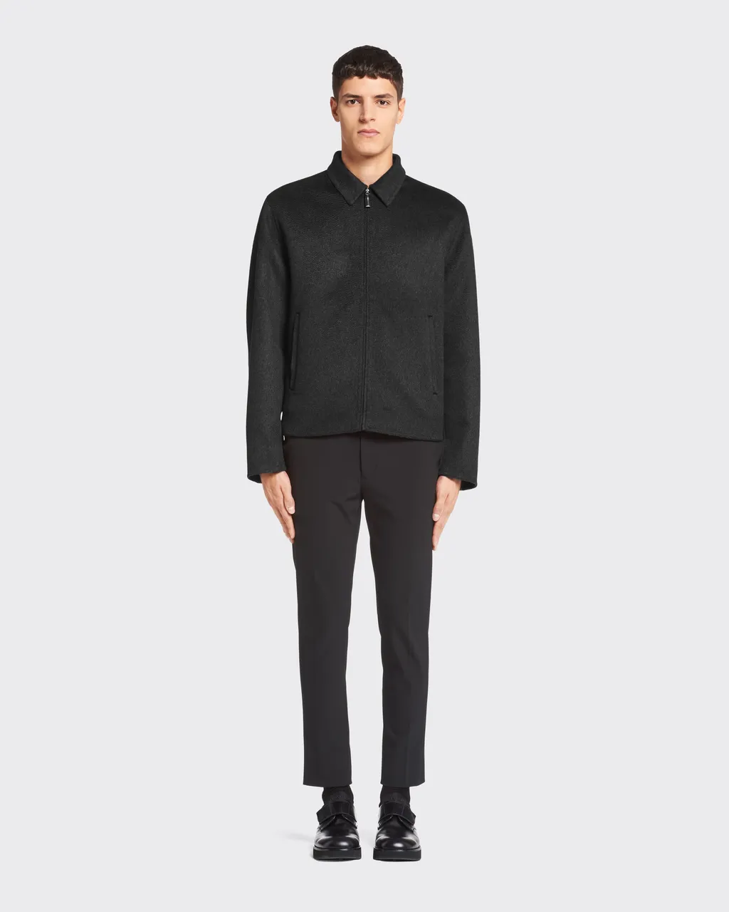 Cashmere Blouson Jacket