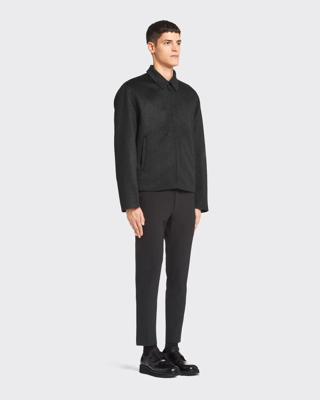 Cashmere Blouson Jacket