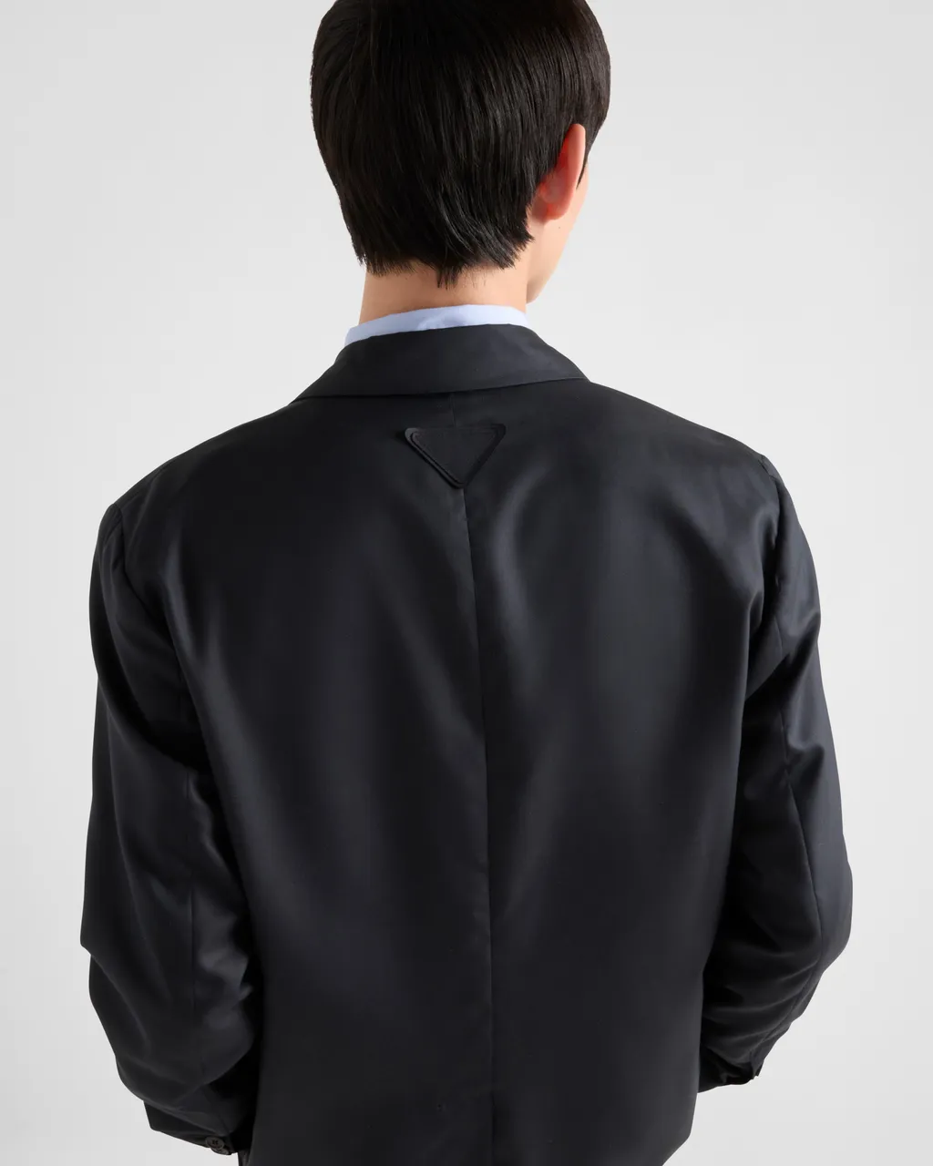 Double-Breasted Silk Jacket