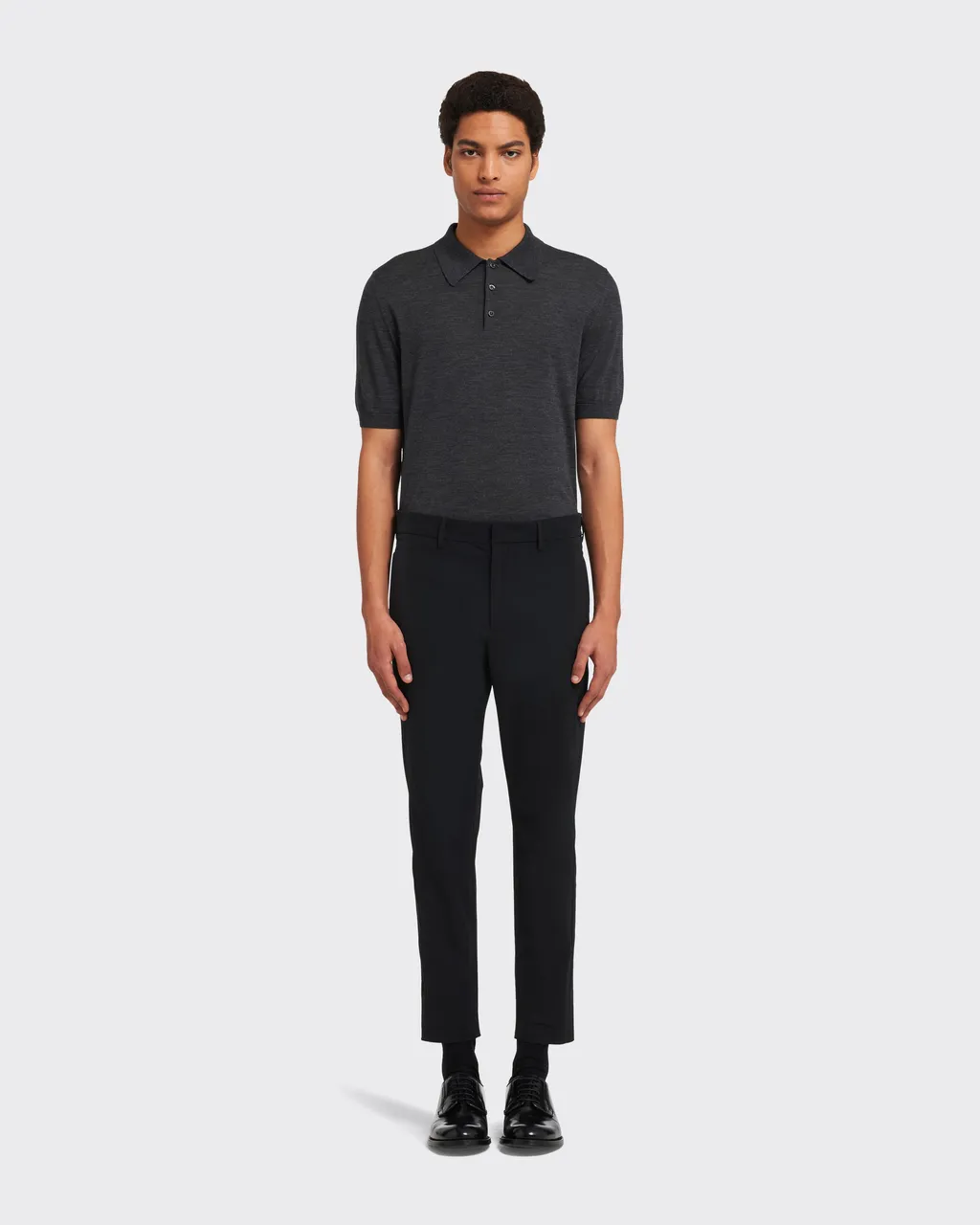 Light Stretch Technical Fabric Trousers