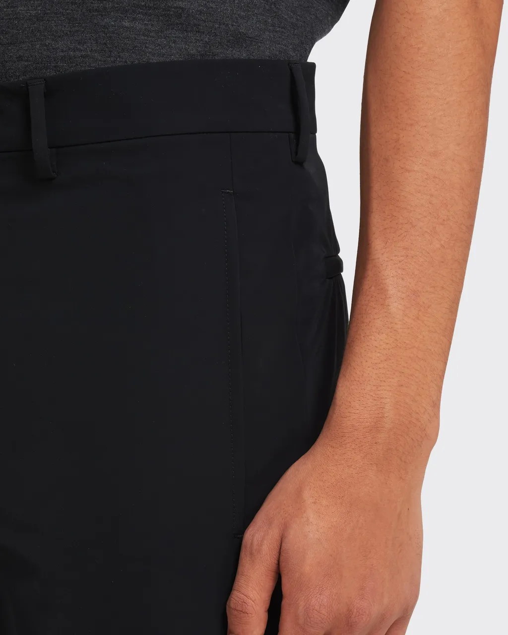 Light Stretch Technical Fabric Trousers