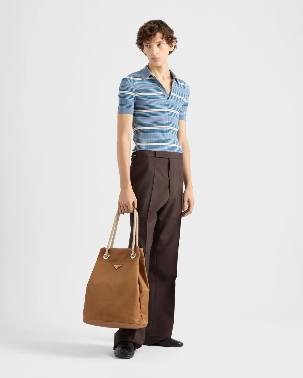 Prada Mariner Medium Re-Nylon Tote Bag