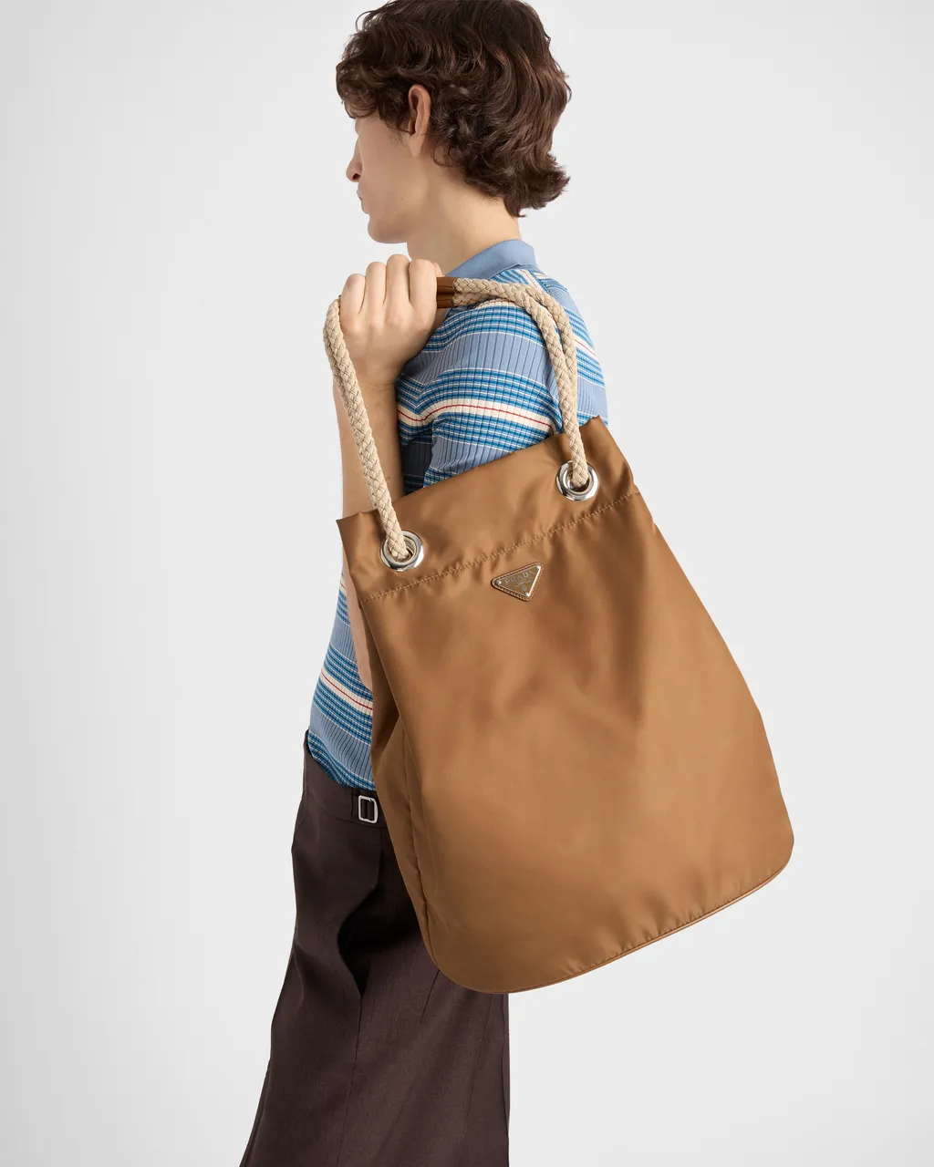 Prada Mariner Medium Re-Nylon Tote Bag