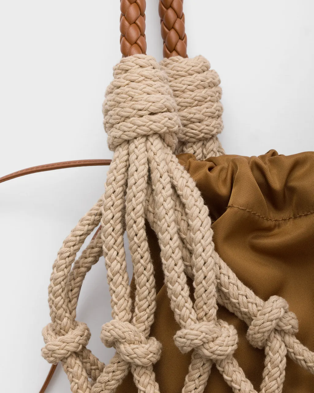Cotton Cord Macramé Tote Bag