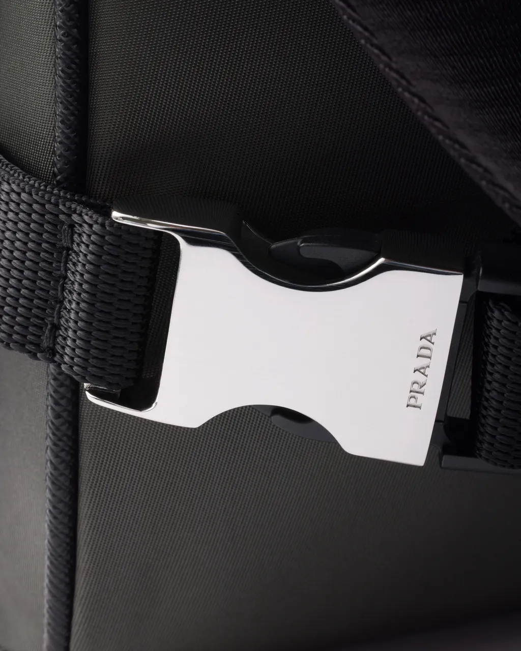 Medium Re-Nylon And Saffiano Leather Shoulder Bag