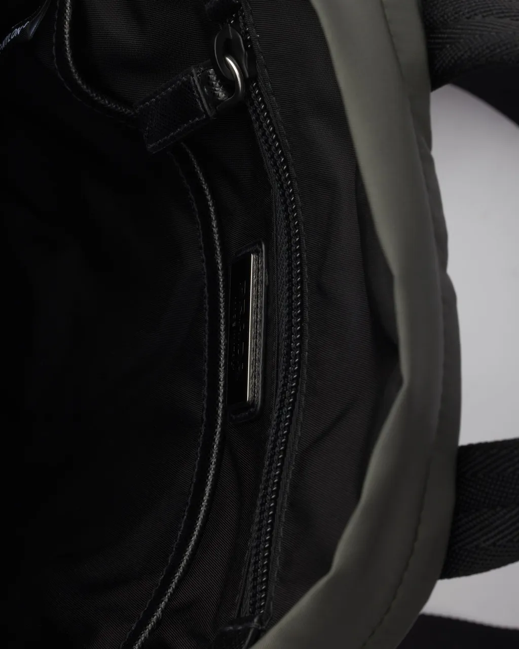 Re-Nylon And Saffiano Leather Backpack