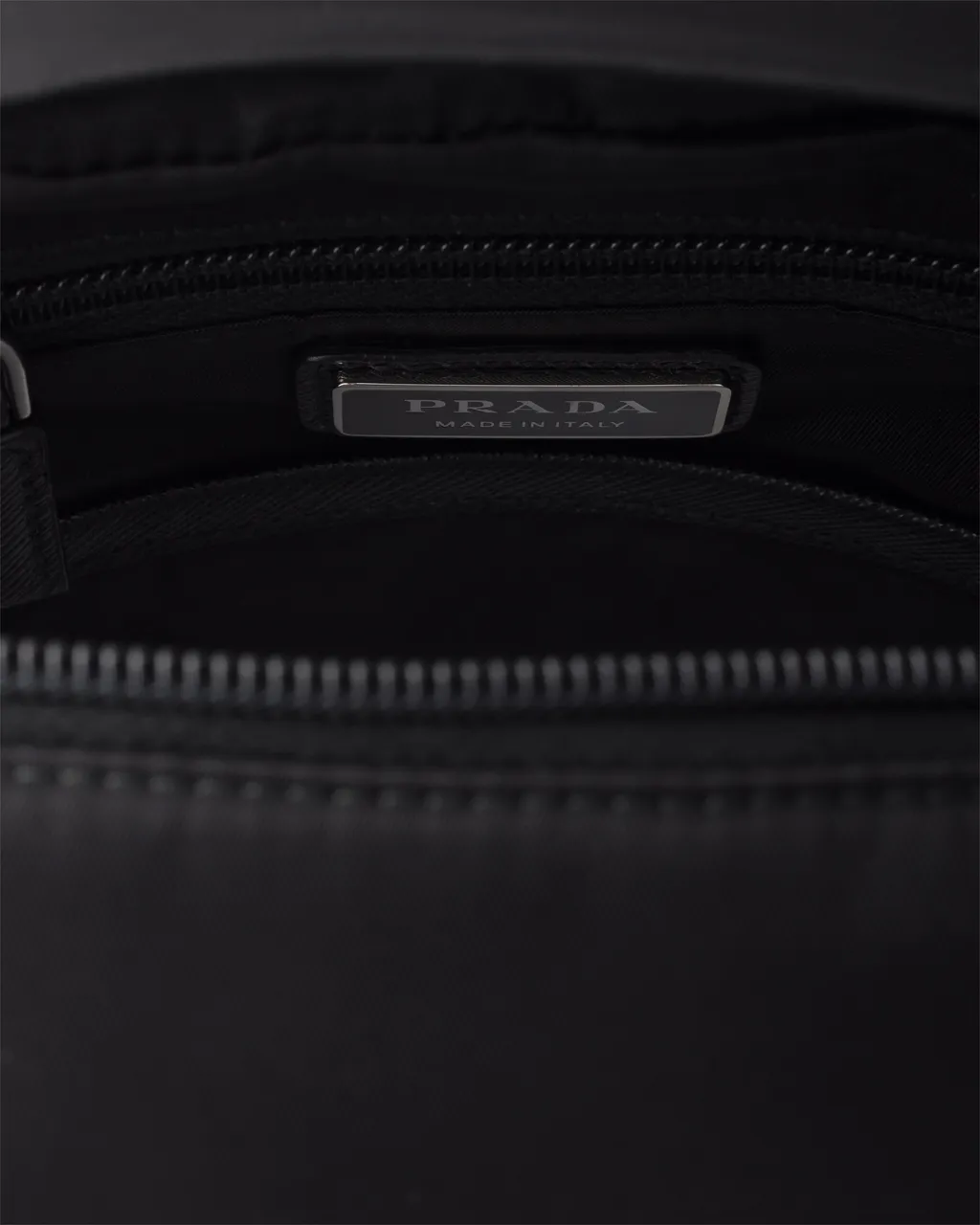 Re-Nylon And Saffiano Leather Backpack