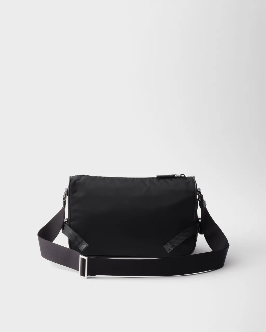 Medium Re-Nylon And Saffiano Leather Shoulder Bag