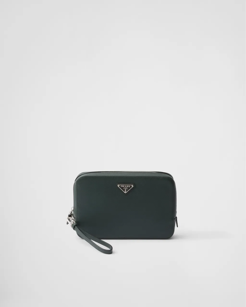 Saffiano Leather Clutch