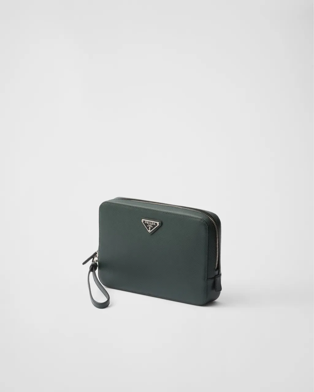 Saffiano Leather Clutch