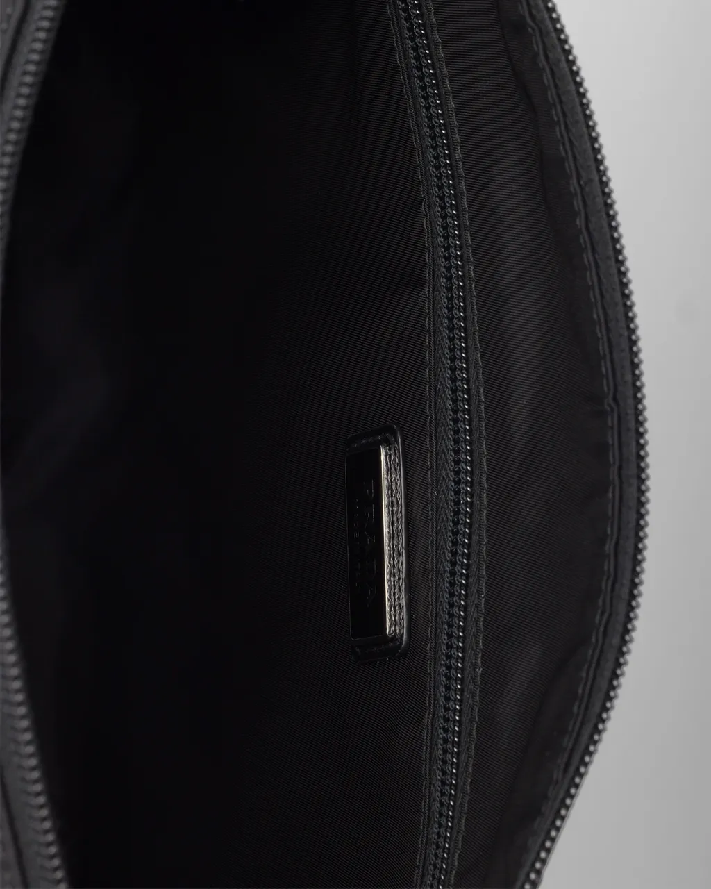 Large Re-Nylon And Saffiano Leather Shoulder Bag