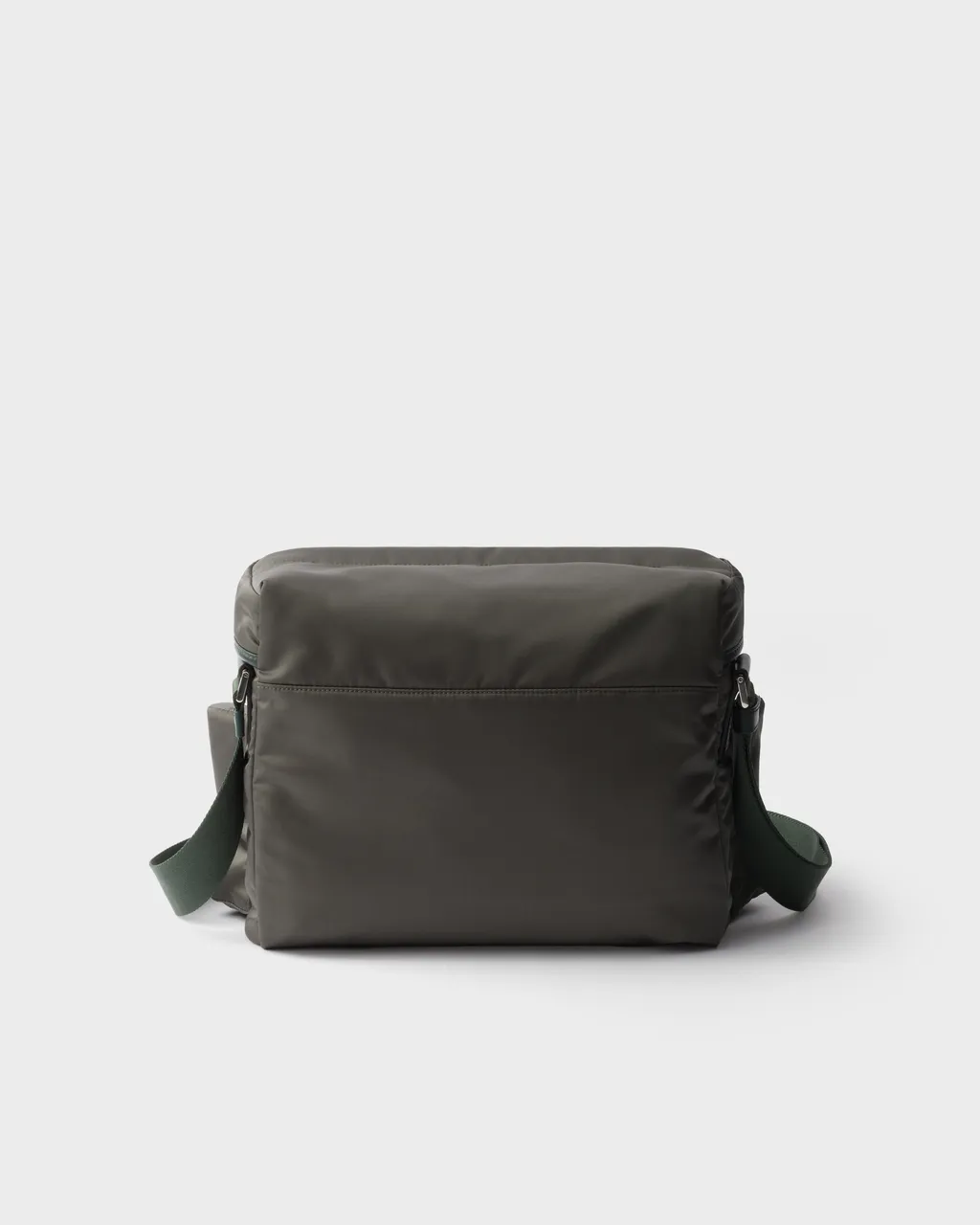 Re-Nylon And Leather Shoulder Bag