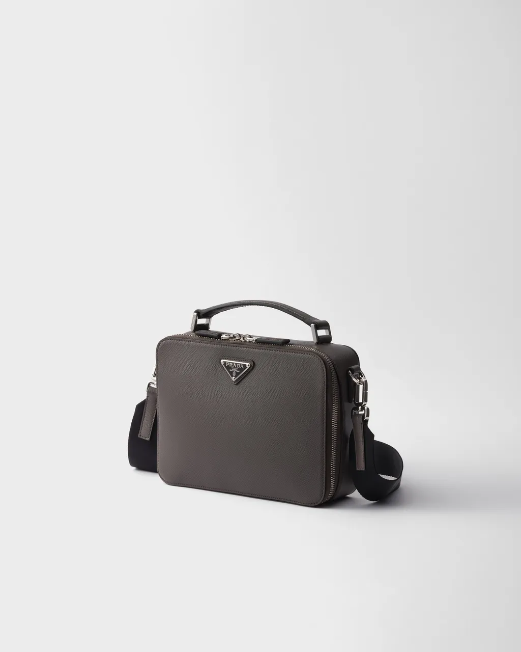 Medium Prada Brique Saffiano Leather Bag