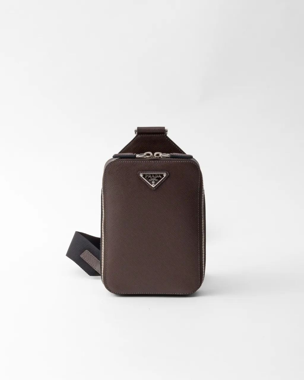 Prada Brique Saffiano Leather Bag
