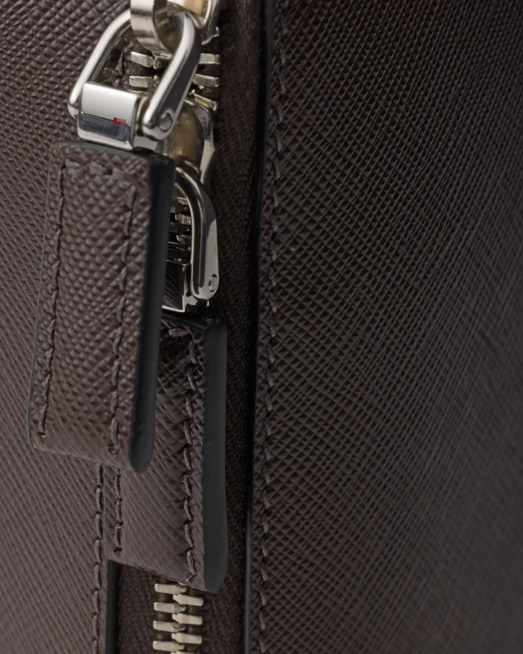 Prada Brique Saffiano Leather Bag