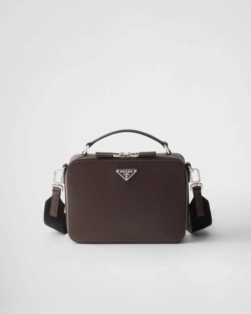 Medium Prada Brique Saffiano Leather Bag
