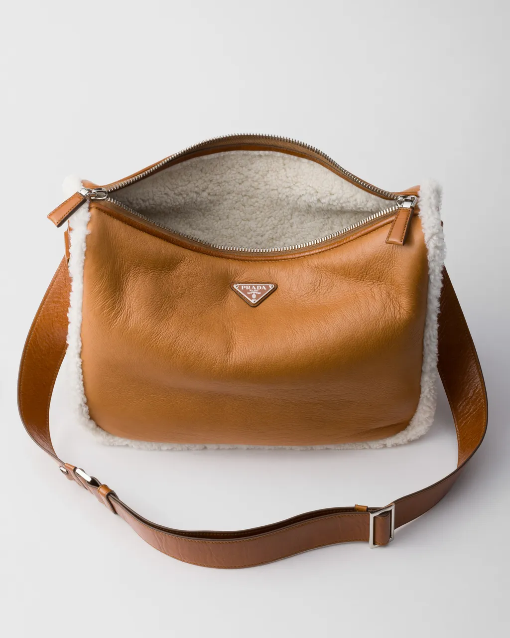 Shearling Shoulder Bag