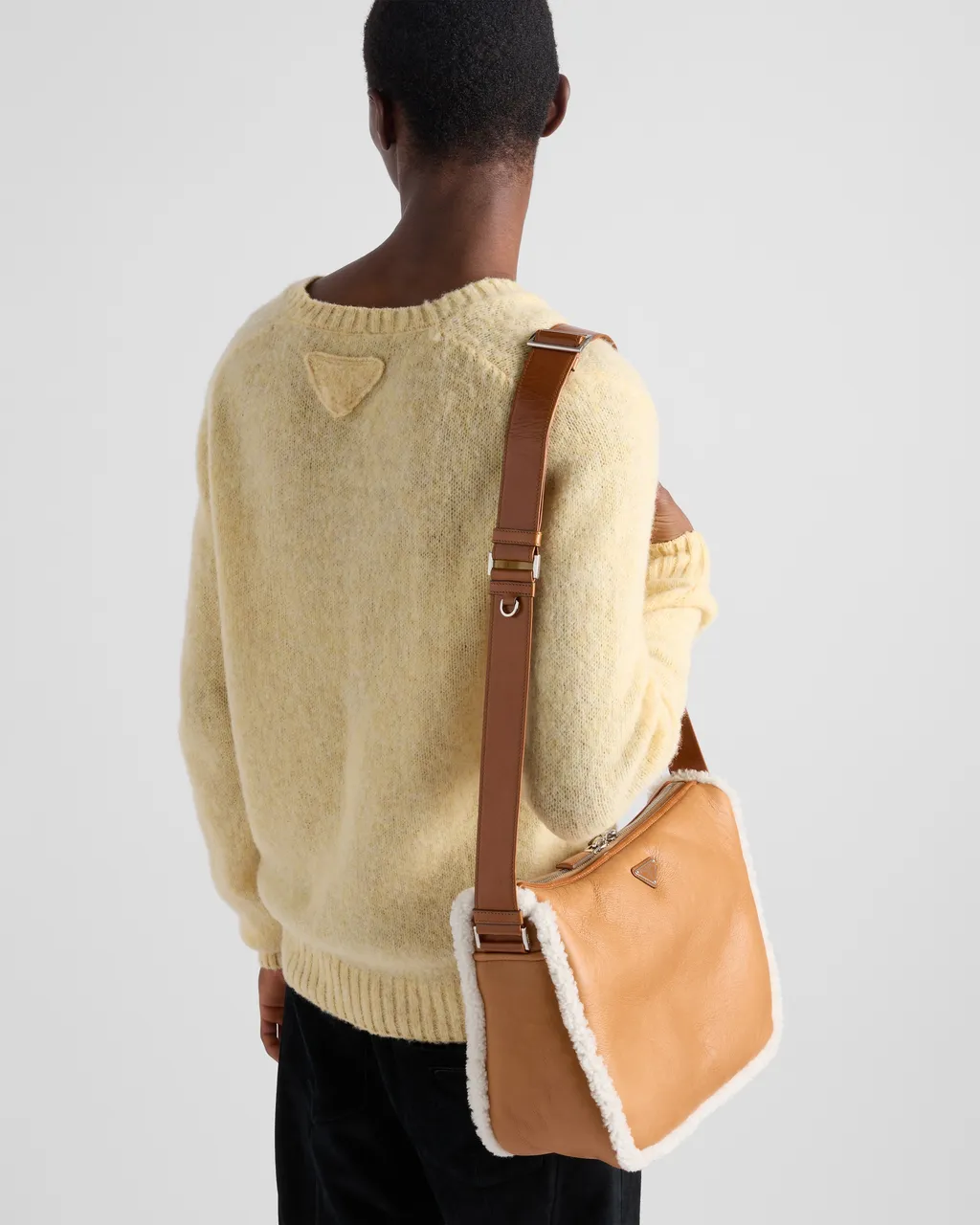 Shearling Shoulder Bag
