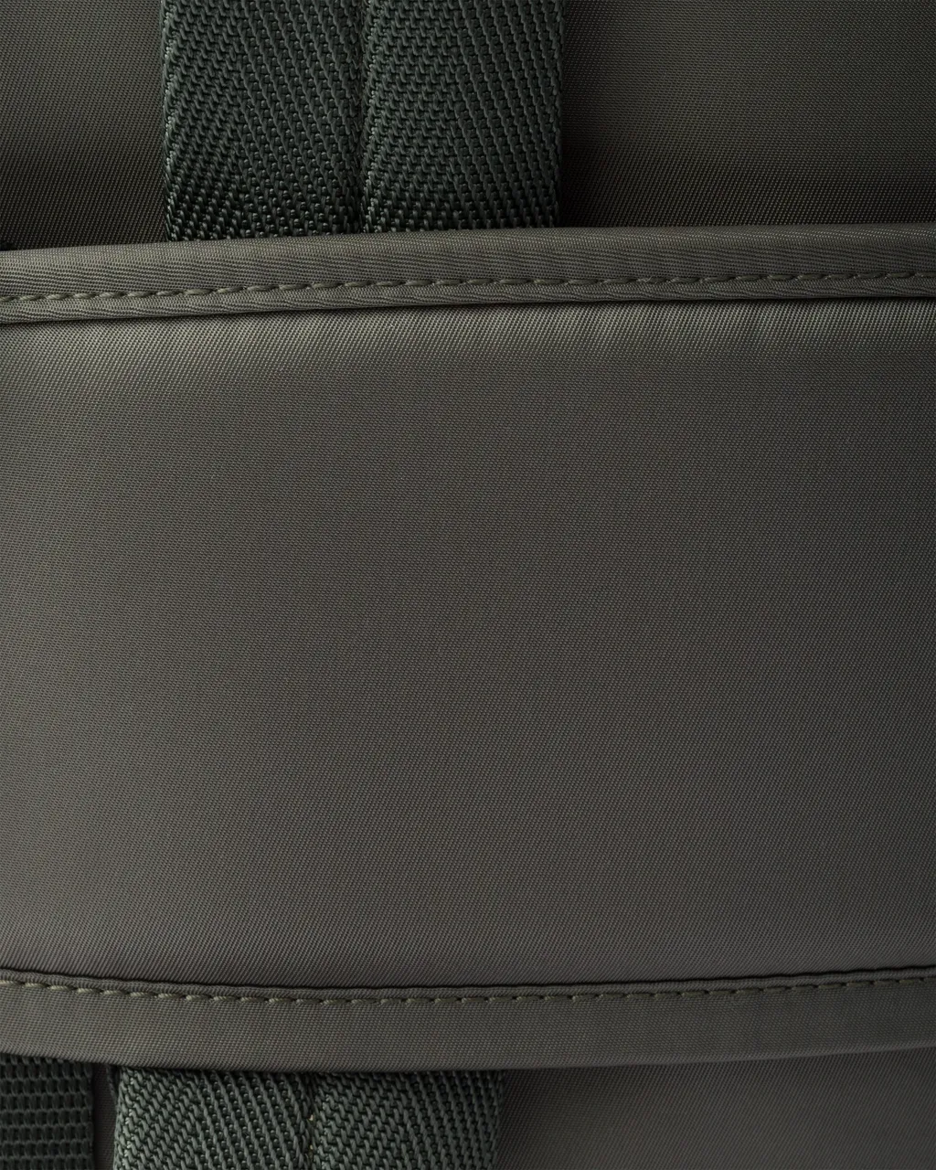 Re-Nylon And Leather Backpack