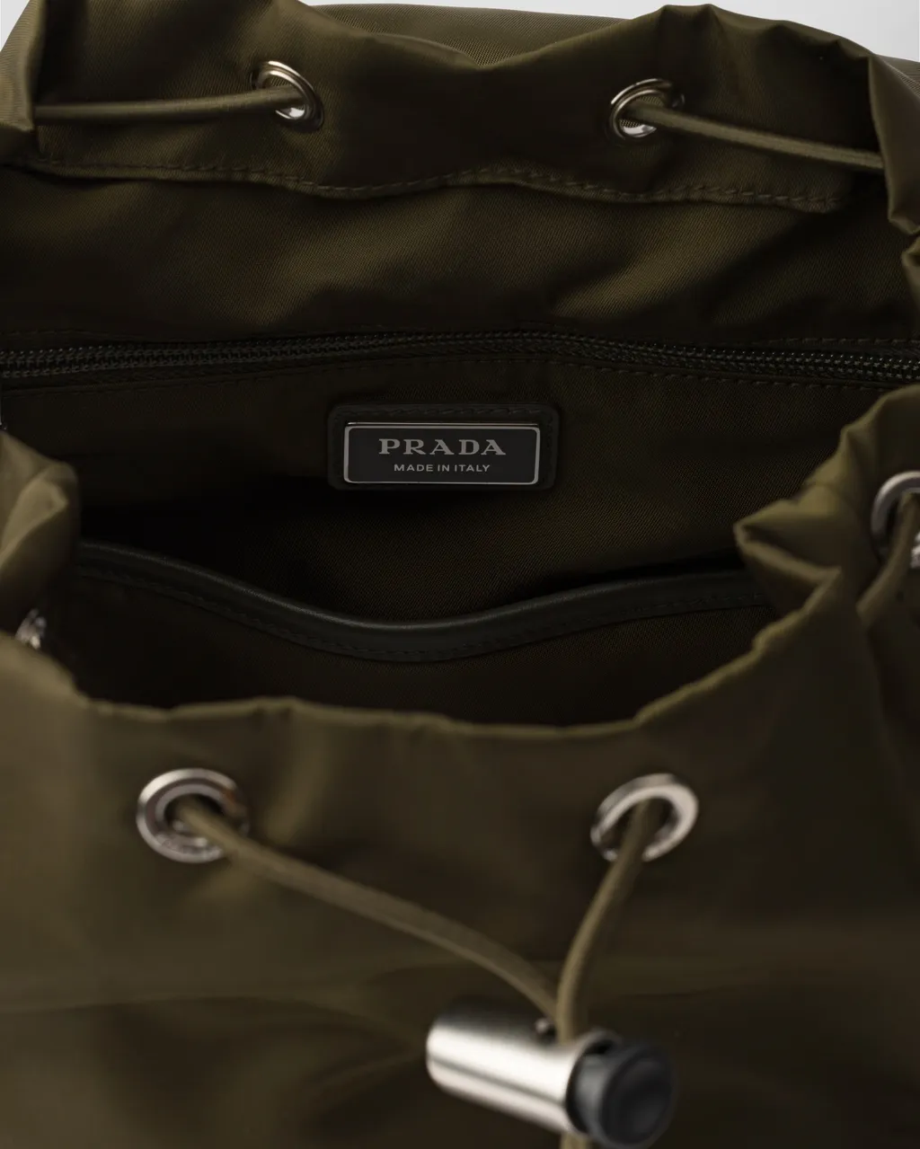 Re-Nylon And Suede Backpack