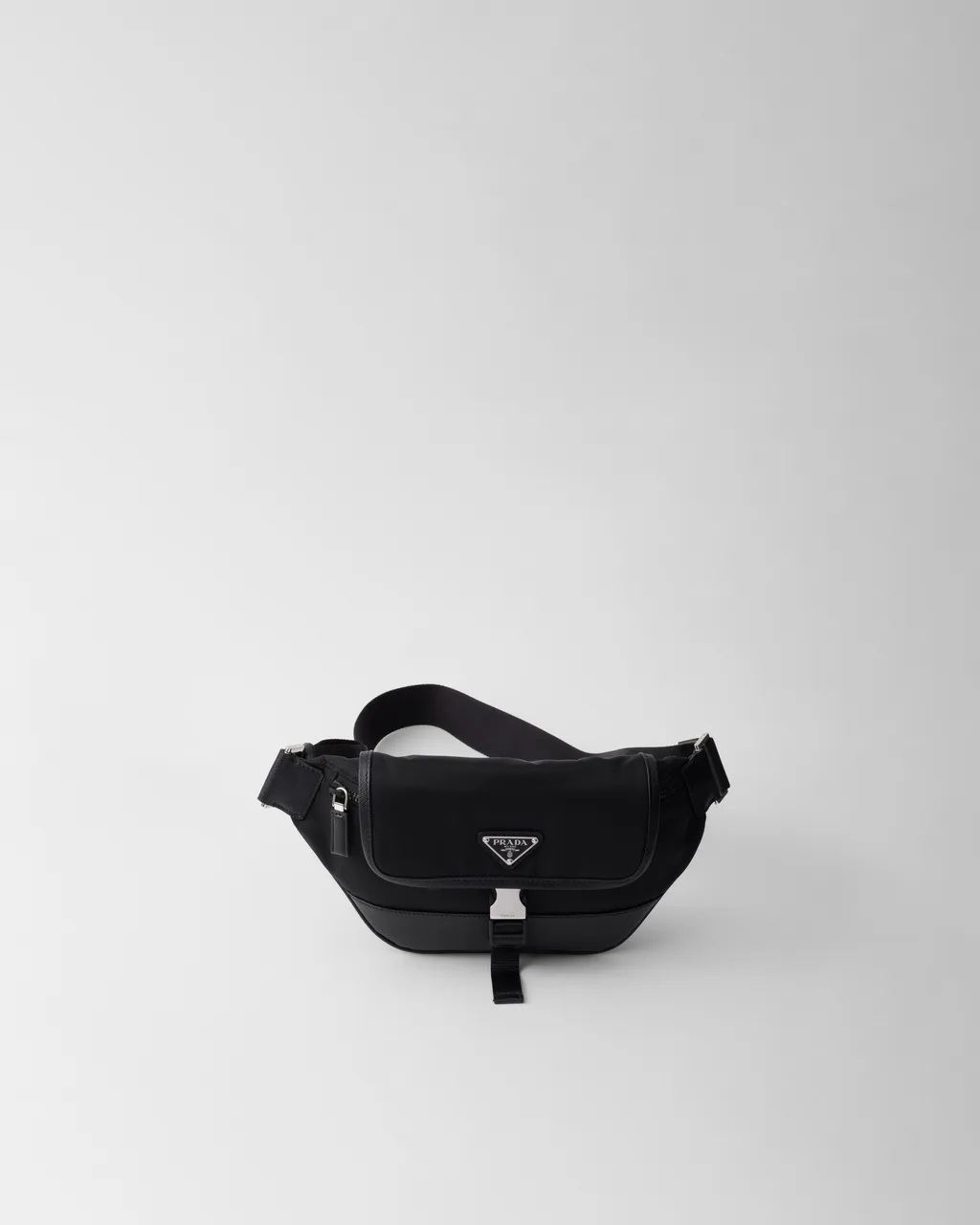 Re-Nylon And Saffiano Leather Shoulder Bag