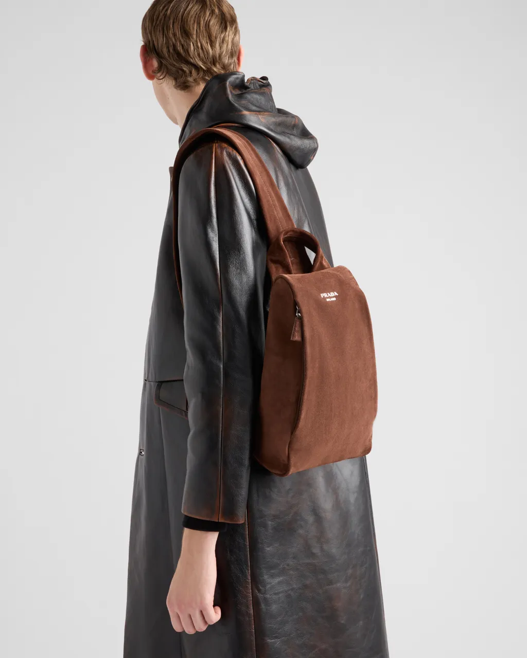 Suede Backpack