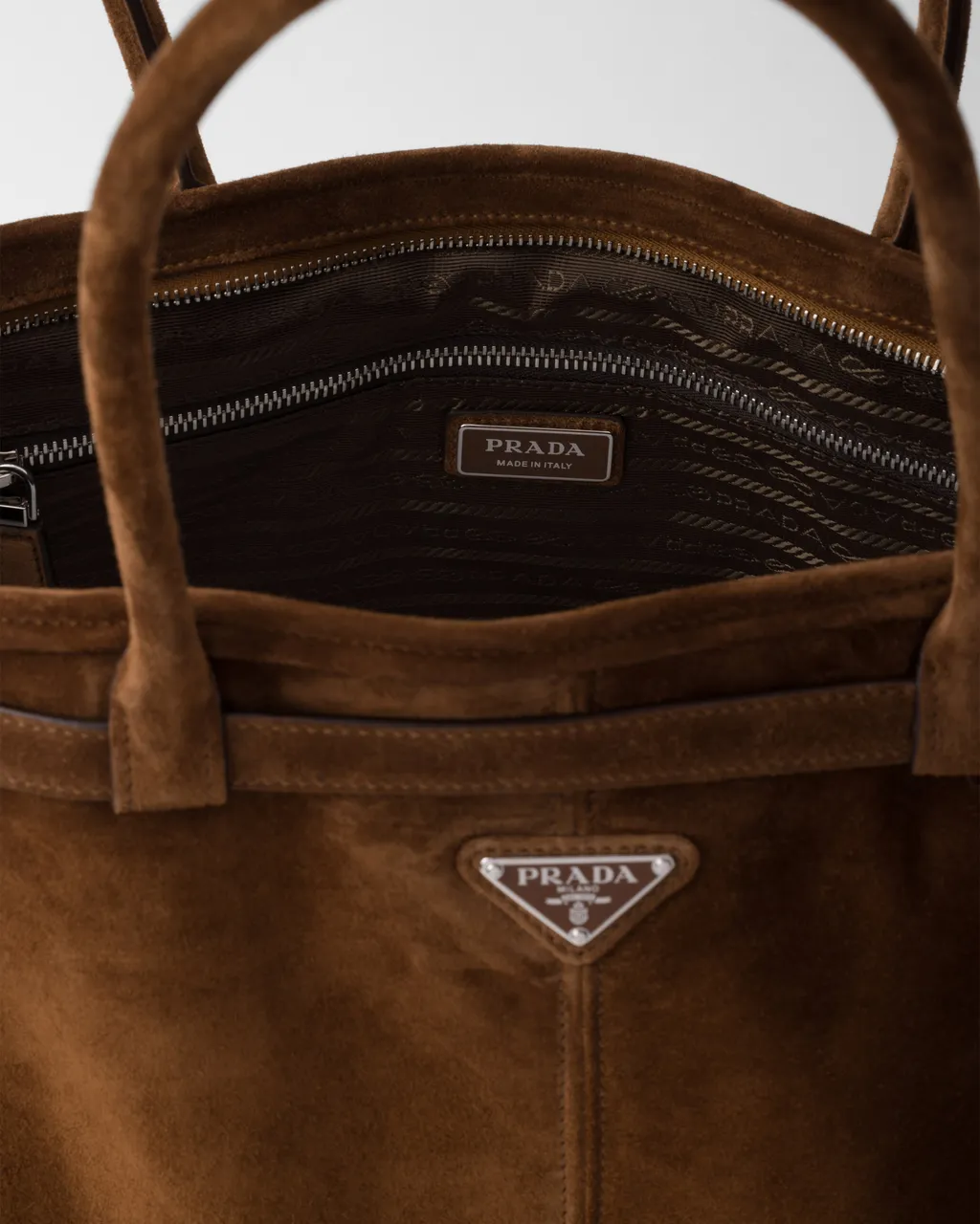 Prada Bonnie Suede Tote Bag