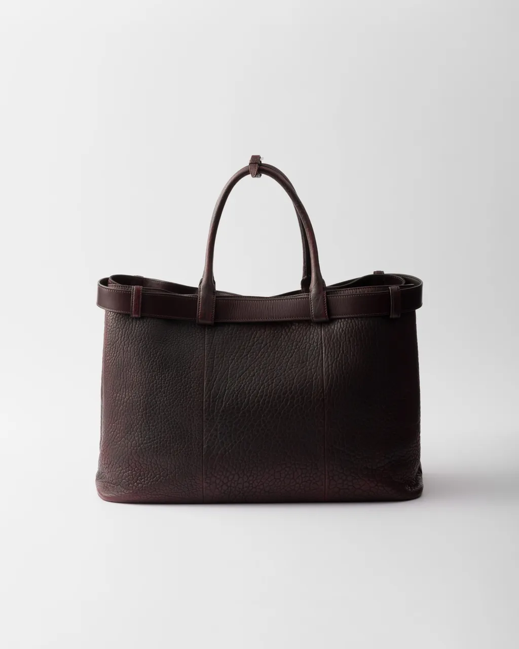 Prada Buckle Nappa Leather Bag