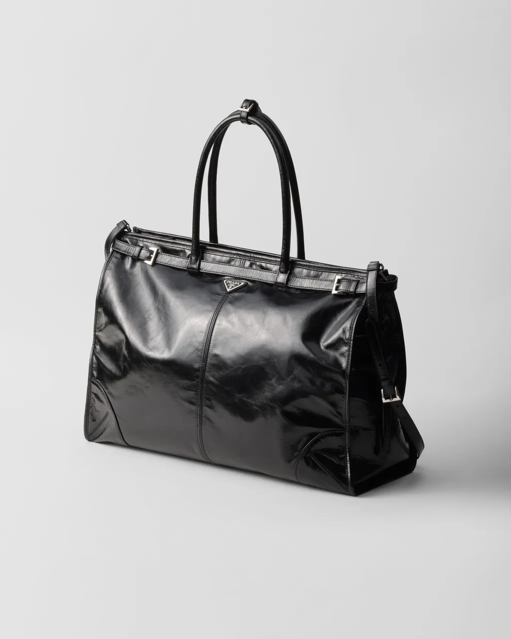 Prada Bonnie Leather Tote Bag
