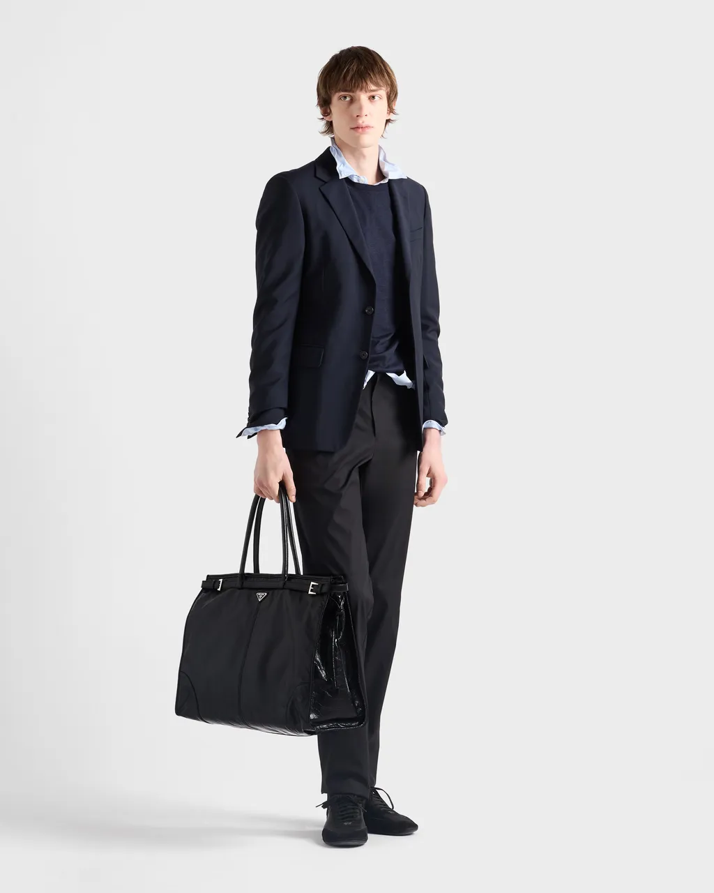 Prada Bonnie Leather Tote Bag
