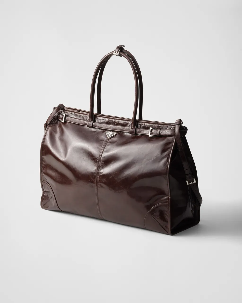 Prada Bonnie Leather Tote Bag