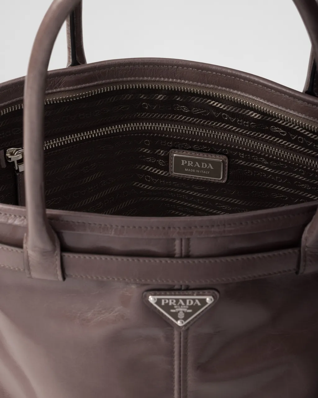 Prada Bonnie Leather Tote Bag