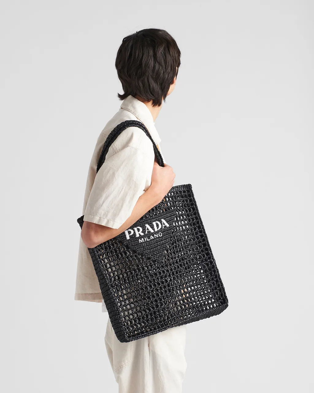 Crochet Tote Bag With Logo