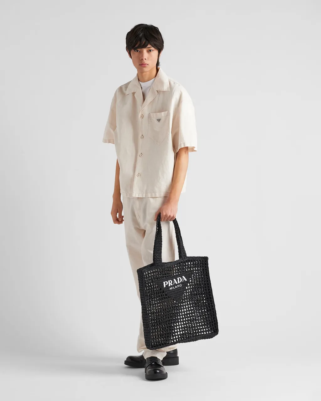 Crochet Tote Bag With Logo