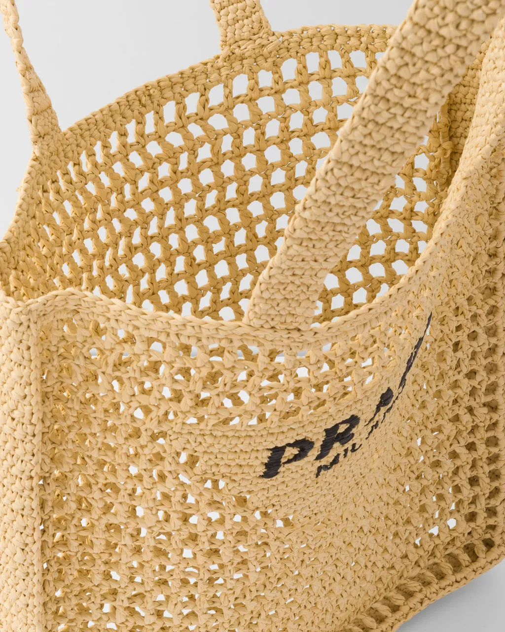 Crochet Tote Bag With Logo