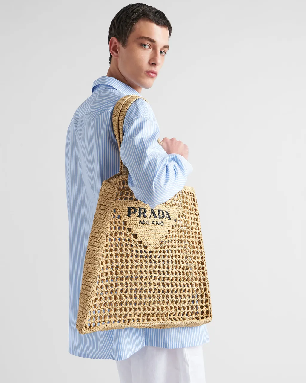 Crochet Tote Bag With Logo