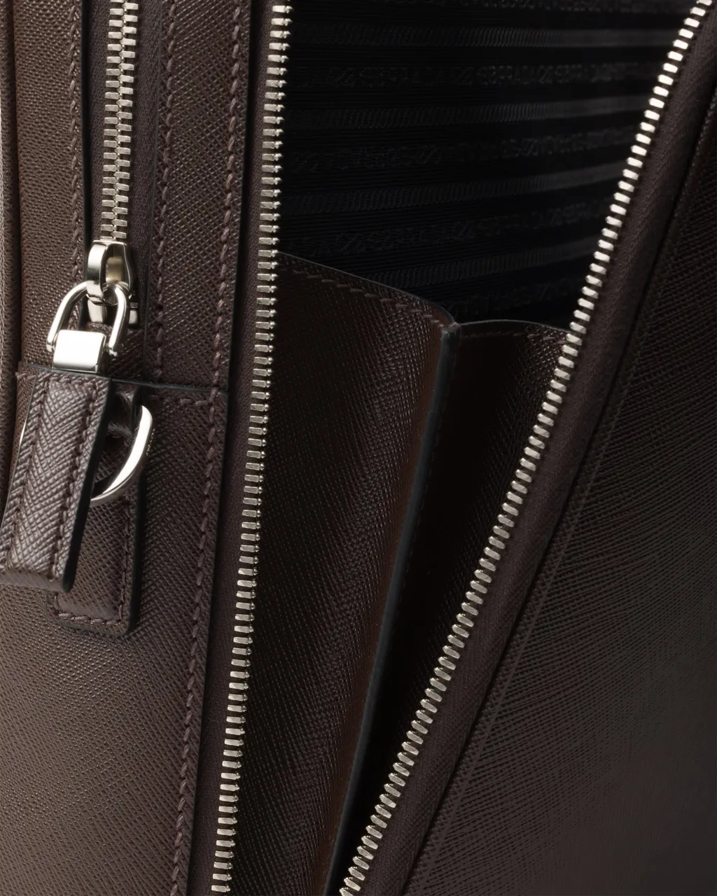 Saffiano Leather Briefcase